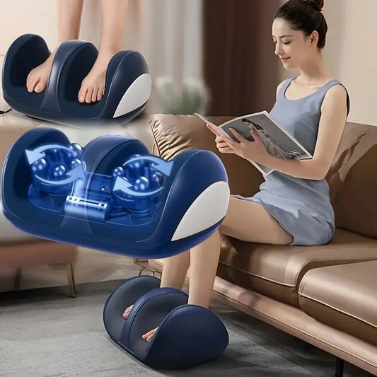 Extra Big Electric Foot Massager with Heat and Kneading Rollers