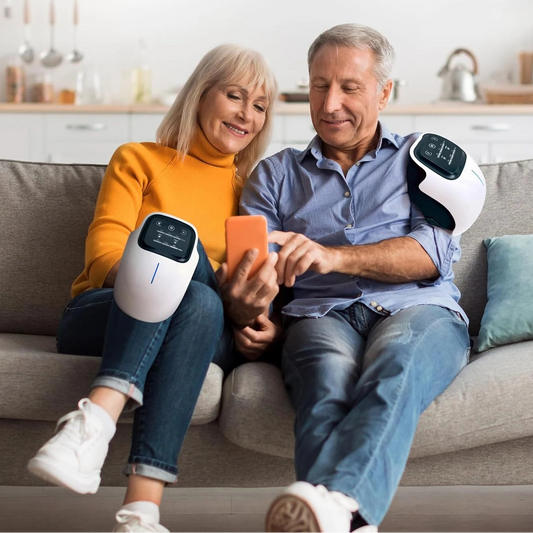 Cordless Heated Knee Massager with Vibration