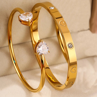 Women’s Heart Zircon Bracelet Jewelry