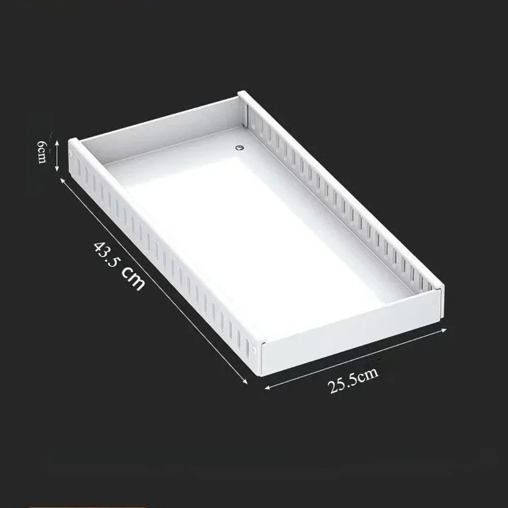 Pull-Out Kitchen Pot & Pan Organizer Rack | Adjustable Sliding Cabinet Storage