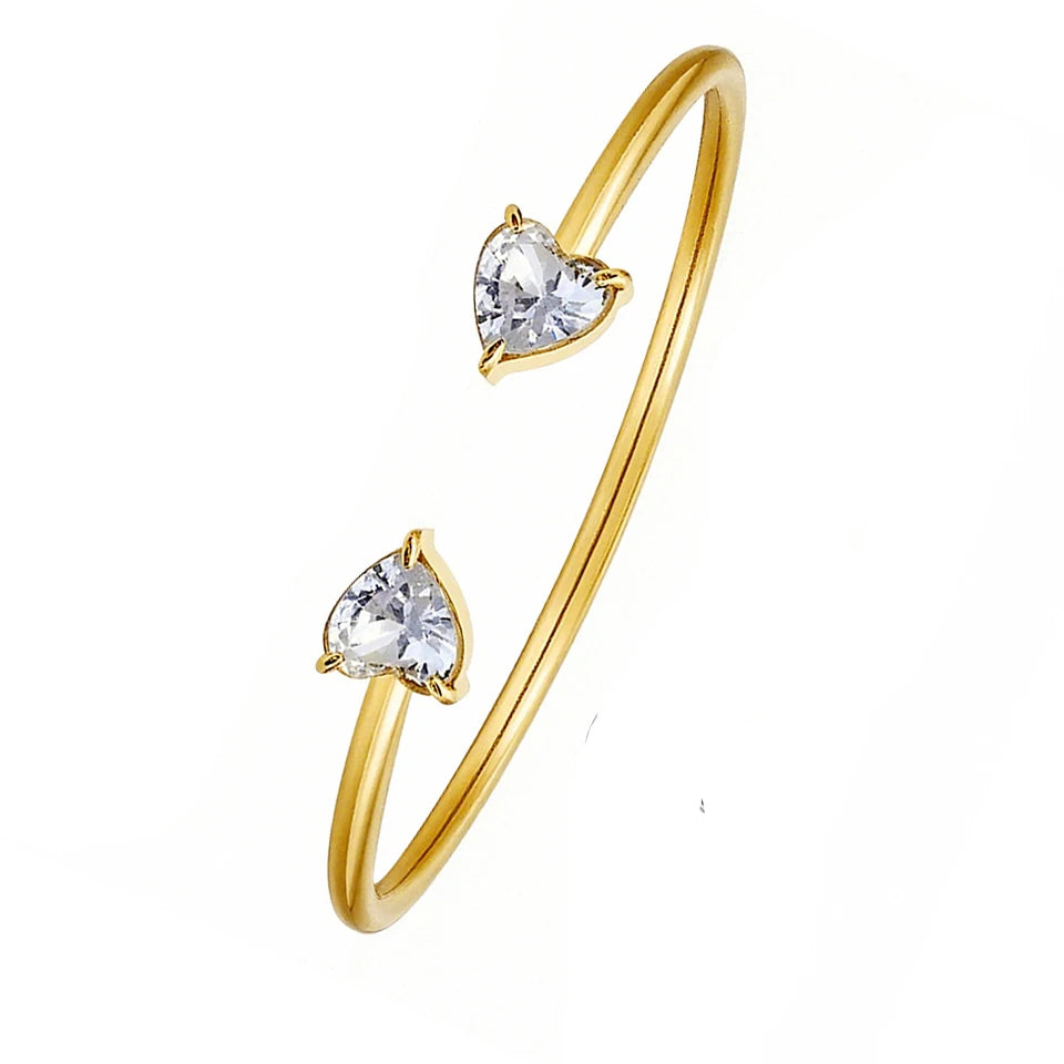 Women’s Heart Zircon Bracelet Jewelry