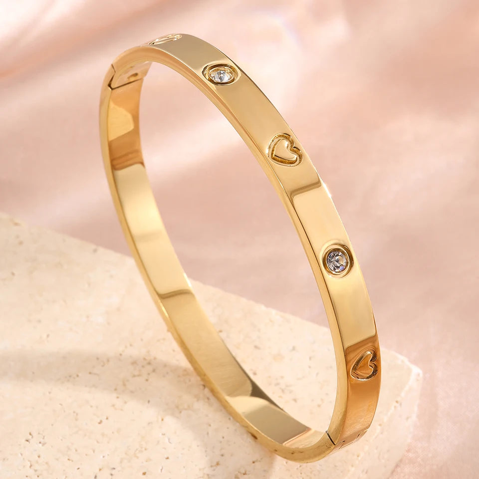 Women’s Heart Zircon Bracelet Jewelry
