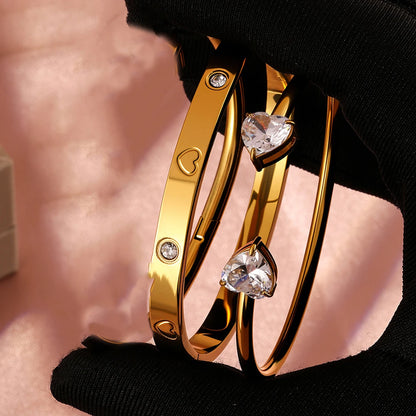 Women’s Heart Zircon Bracelet Jewelry